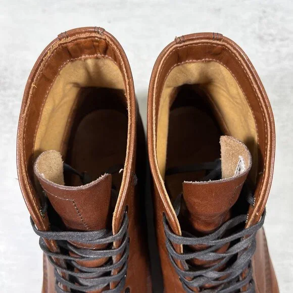 Red Wing Sheldon 9073 Teak Featherstone Made in USA Boots - Men's Size 11.5 D